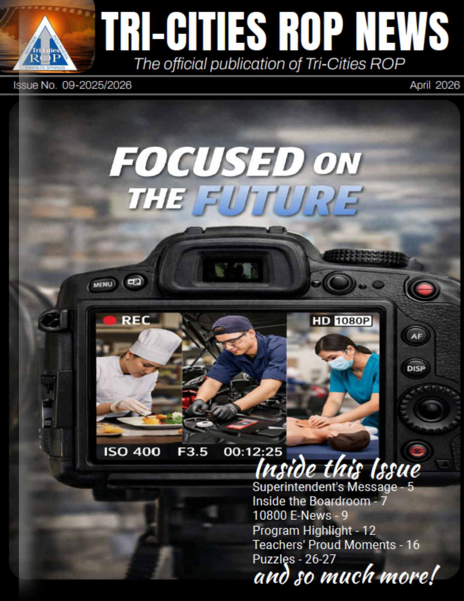 April 2026 Feb newsletter cover art